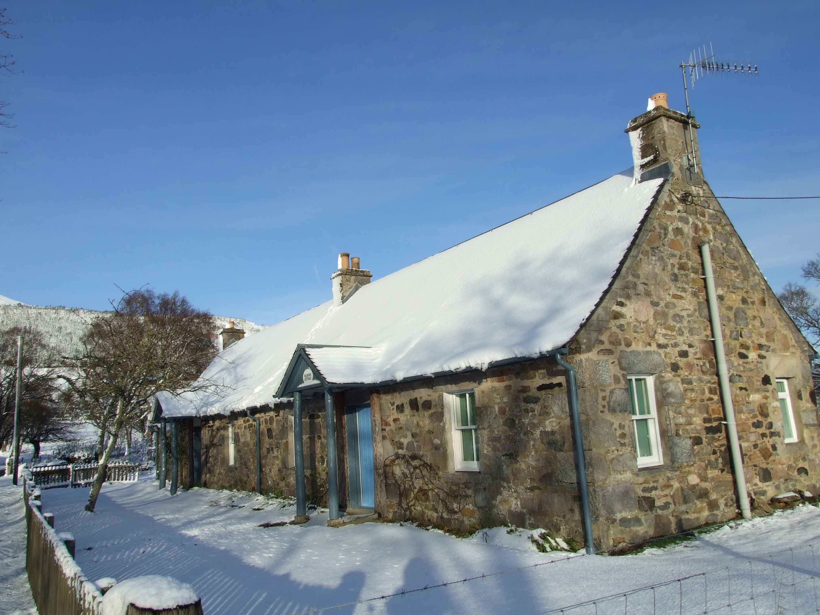 Snow scene at Balmore